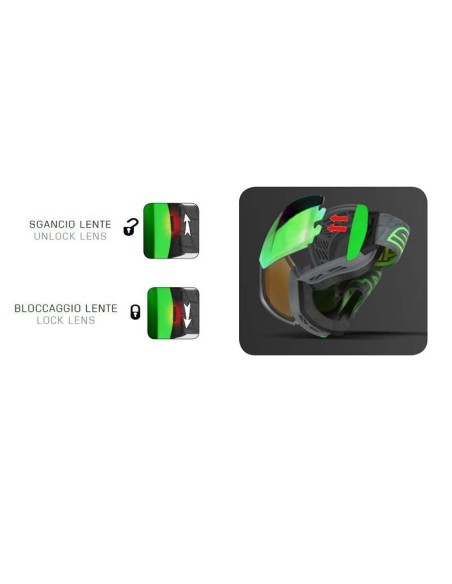 Salice 605 DARWF Charcoal-green/Mirror Green + Sonar