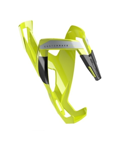 Elite bottle cage Custom Race Plus Yellow Fluo Black graphic