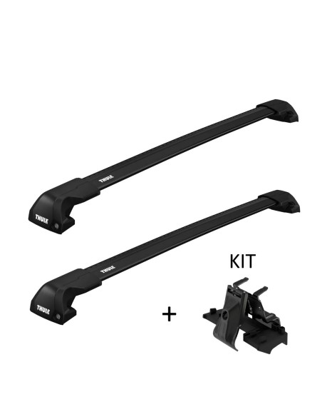 Thule WingBar Edge Black Flush Rail + KIT