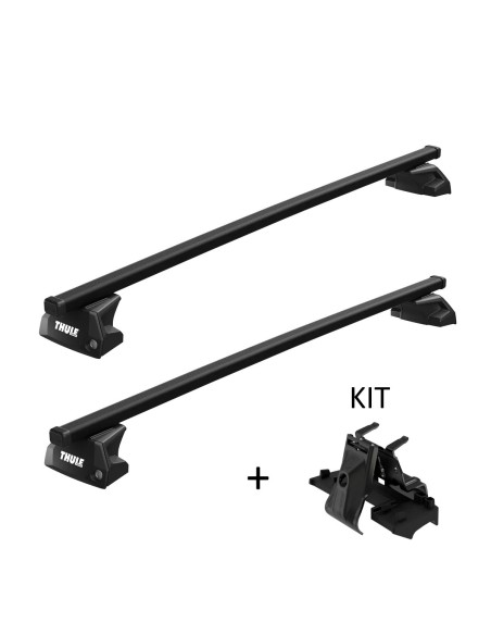 Thule SquareBar Evo Flush Rail + KIT