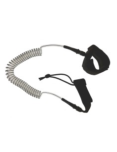 SUP board leash Black/transparent 10' 7 mm 2
