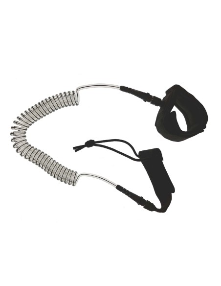 SUP board leash Black/transparent 10' 7 mm