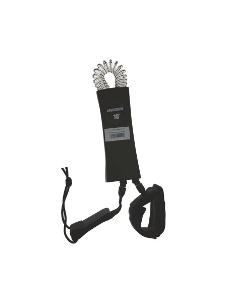 SUP board leash Black/transparent 10' 7 mm