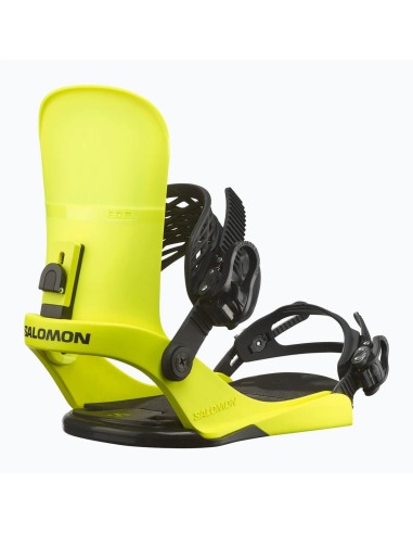 Salomon EDB Neon Yellow snowboard bidings, size L