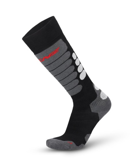 Lenz Skiing 3.0 black/grey merino SoftTec