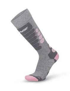 Lenz Skiing 3.0 grey/pink merino SoftTec
