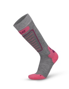 Lenz Skiing Kids grey/pink