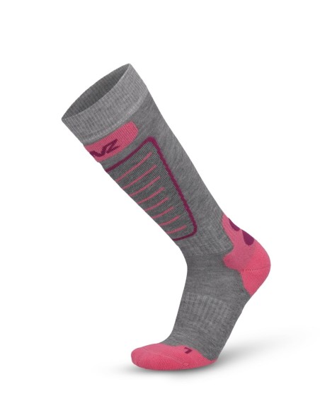 Lenz Skiing Kids grey/pink
