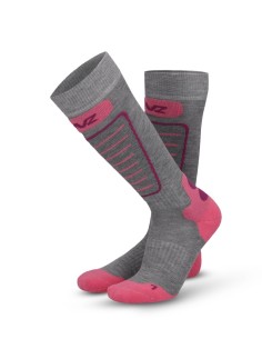Lenz Skiing Kids grey/pink 2