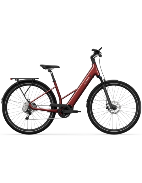 Electric bicycle TENWAYS Ago Air, Velvet Red