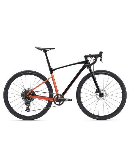 Gravel bike GIANT Revolt X 1, Panther/Helios Orange (M/L)