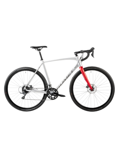 Gravel bike ROMET Aspre 1, silver-red (M)