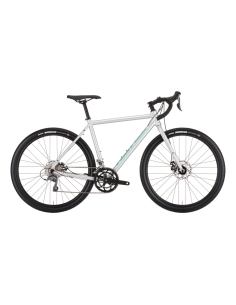 Kona Rove AL 650 Bicycle, Matte Faux Raw (Silver) (L)