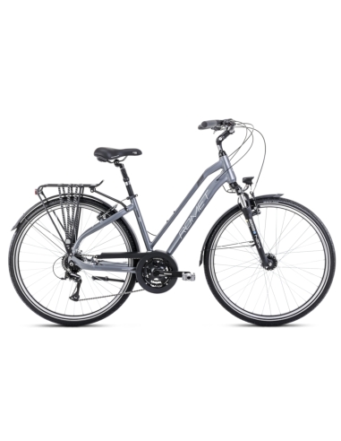 Bicycle ROMET Gazela 5, silver-gray (M)
