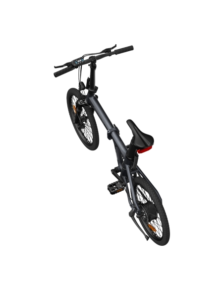 Folding electric bicycle ADO A20S AIR with front suspension, gray