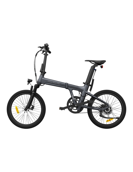 Folding electric bicycle ADO A20S AIR with front suspension, gray