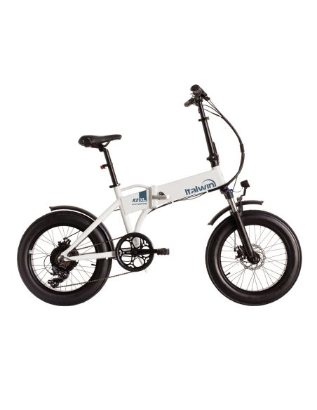 Folding electric bicycle ITALWIN K2 XL (36V / 10.5 Ah), white