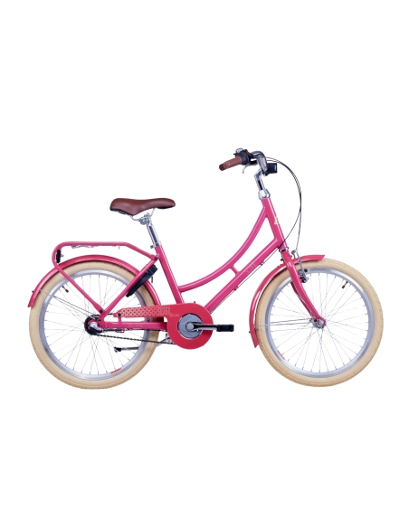 Laste jalgratas S'COOL chiX Classic, 20" Berry/Beige