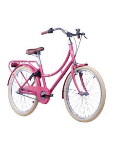 Lasten polkupyörä S'COOL chiX Classic, 24" Marja/Beige 2