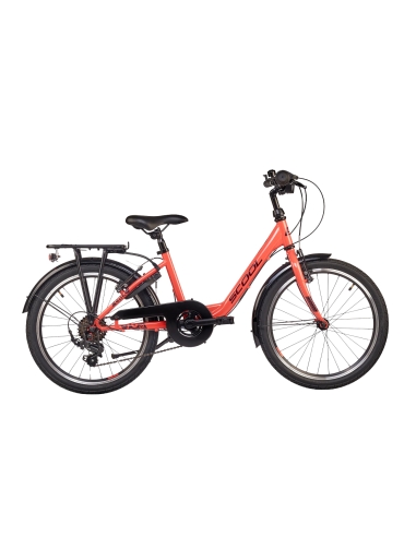 Laste jalgratas S'COOL chiX, 20" Coral/Dark Red