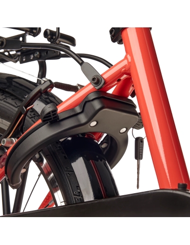 Children's bicycle S'COOL chiX, 20" Coral/Dark Red