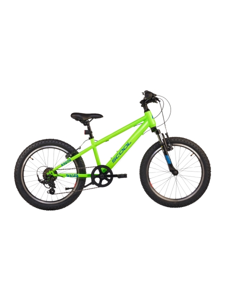Children's bicycle S'COOL Xroc, 20" Neon Green/Ocean