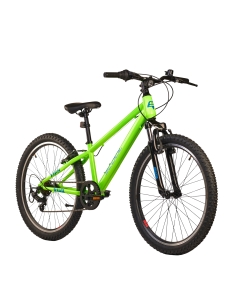 Children's bicycle S'COOL Xroc, 24" Neon Green/Ocean 2