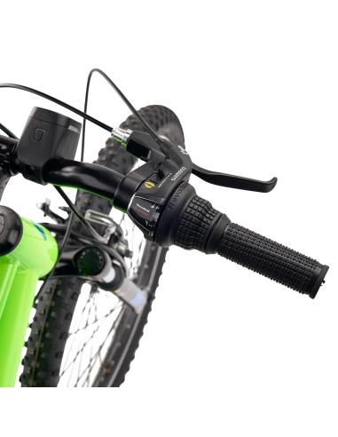 Laste jalgratas S'COOL Xroc, 24" Neon Green/Ocean