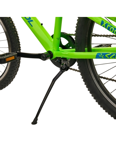 Children's bicycle S'COOL Xroc, 24" Neon Green/Ocean