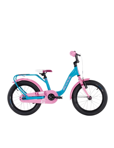 Laste jalgratas S´COOL niXe, 16" sinine/roosa