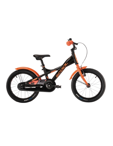 Children's bicycle S´COOL XXlite, 16" black-orange