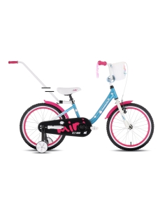 Children's bicycle TABOU Miss CS ALU, 12" blue-white