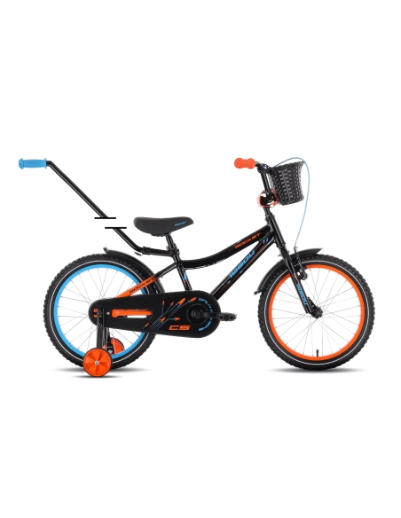 Children's bicycle TABOU Rocket CS ALU, 20" black-orange