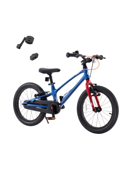 Lasten polkupyörä TABOU Royal Space Shark, 14" sinipunainen