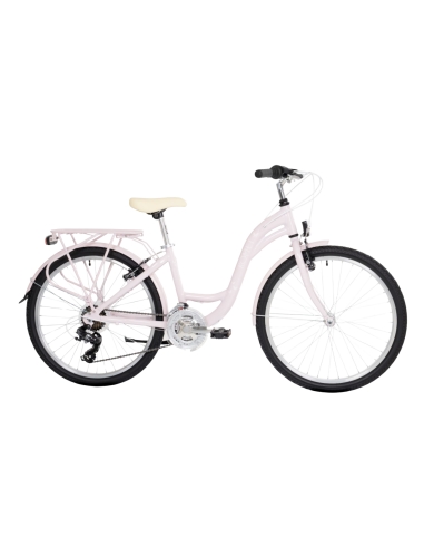 Tyttöjen polkupyörä ROMET Panda 1, 24" violetti-valkoinen