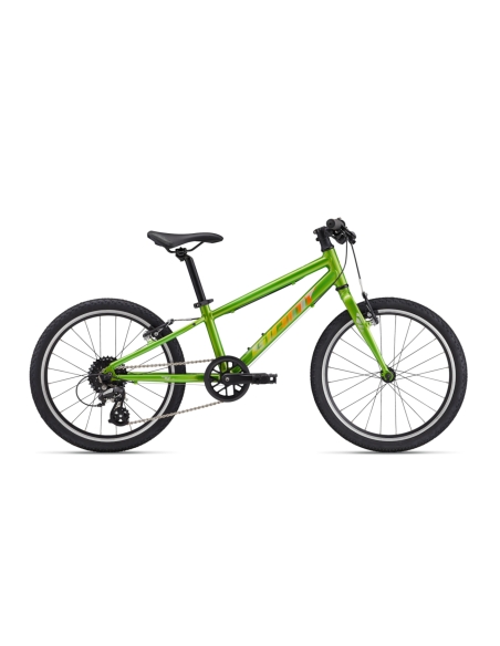 Сверхлегкий детский велосипед GIANT ARX 20, металлический зеленый.
