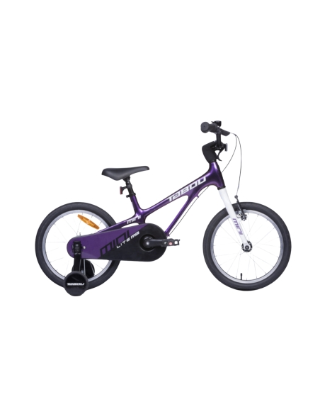 Ultralight children's bicycle TABOU Mini Lite MG, 18" purple-white