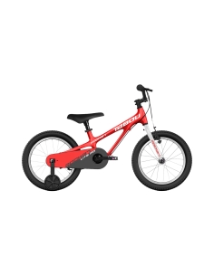 Ultrakevyt lasten polkupyörä TABOU Rocket Lite MG, 16" punavalkoinen