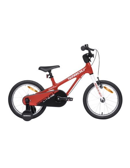 Ülikerge laste jalgratas TABOU Rocket Lite MG, 18" punane-valge