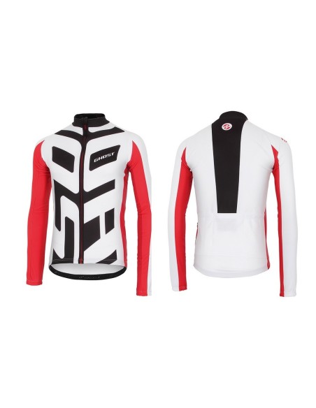 Ghost Performance Jersey Long white/red size L