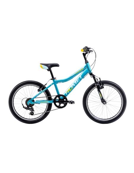 Детский велосипед ROMET Rambler 20 KID 2, бирюзово-синий
