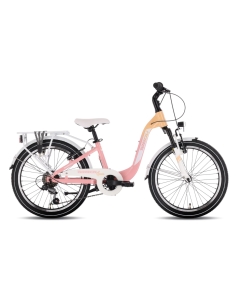 Children's bicycle TABOU Queen 20, coral-white