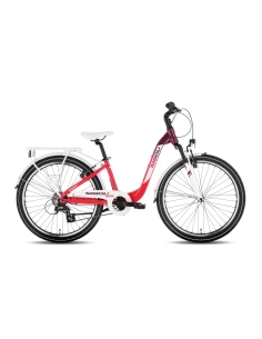 Children's bicycle TABOU Queen 24, pink-white
