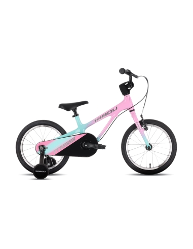 Ultralight children's bicycle TABOU Miss MG, 16" pink-mint