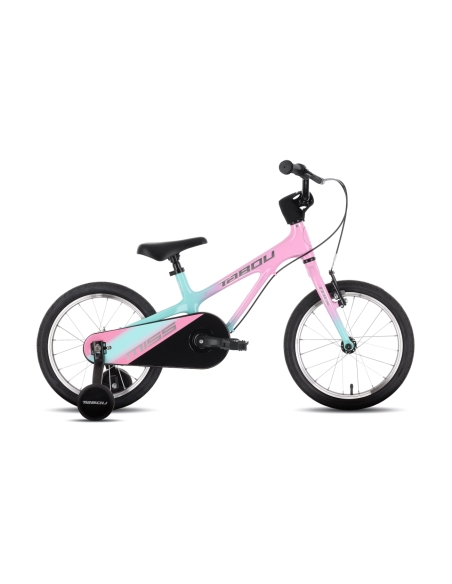 Ultrakevyt lasten polkupyörä TABOU Miss MG, 16" pinkki-minttu