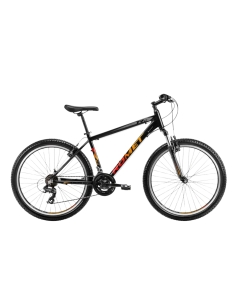 Noorte jalgratas ROMET Rambler R6.0, 26" must-oranž-punane (M)