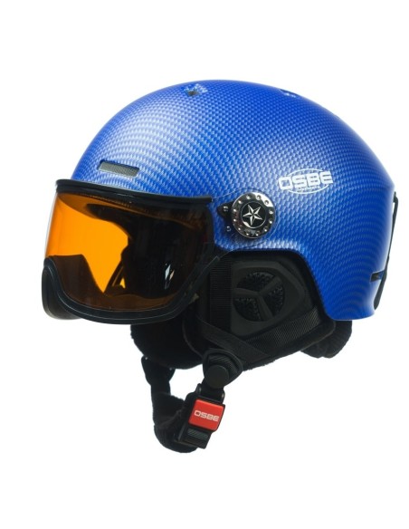 OSBE Rigel Carbon blue Visor mirror/orange